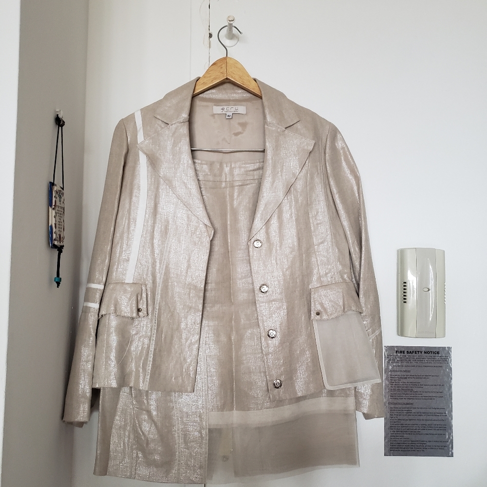 Ecru Skirt Suit